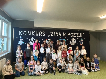 Szkolny Konkurs Recytatorski „Zima w poezji”