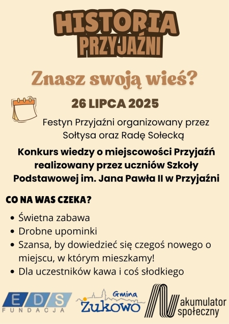 Festyn Przyjaźni organizowany przez Sołtysa oraz Radę Sołecką