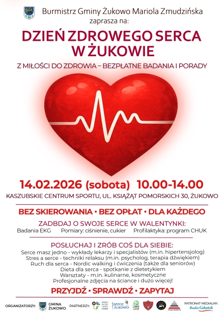  14.02.2026 Dzień Zdrowego Serca w Żukowie