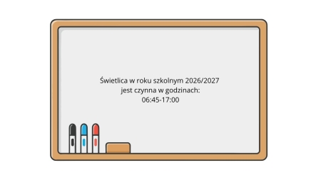 Godziny pracy świetlicy szkolnej