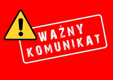 Ogłoszenie - godziny pracy szkoły i świetlicy szkolnej